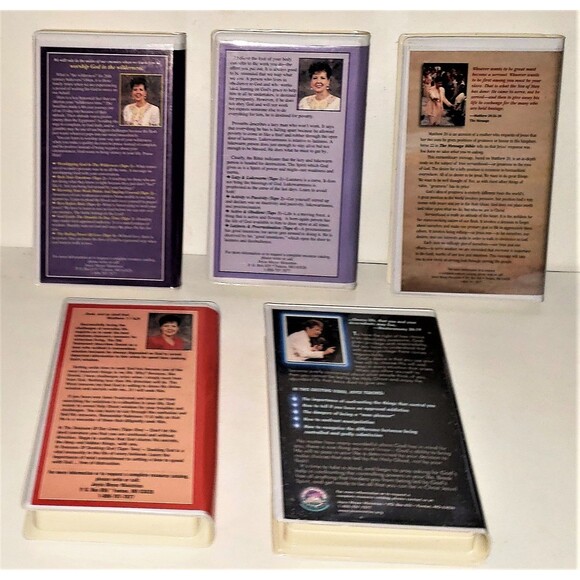 WOW JOYCE MEYER Large OOP VHS Collection Many Rarities Christmas Gift Special! - Picture 6 of 9